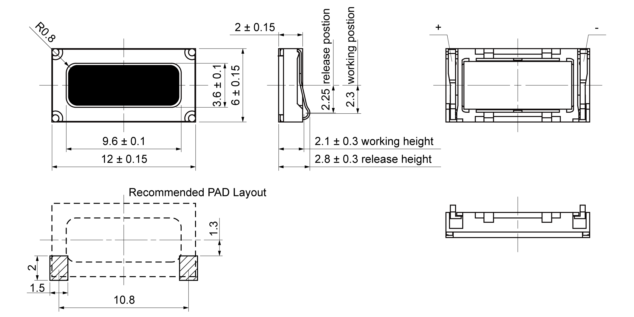 OSR1206E-2.0TB0.25W8A-R Mechanical Drawing